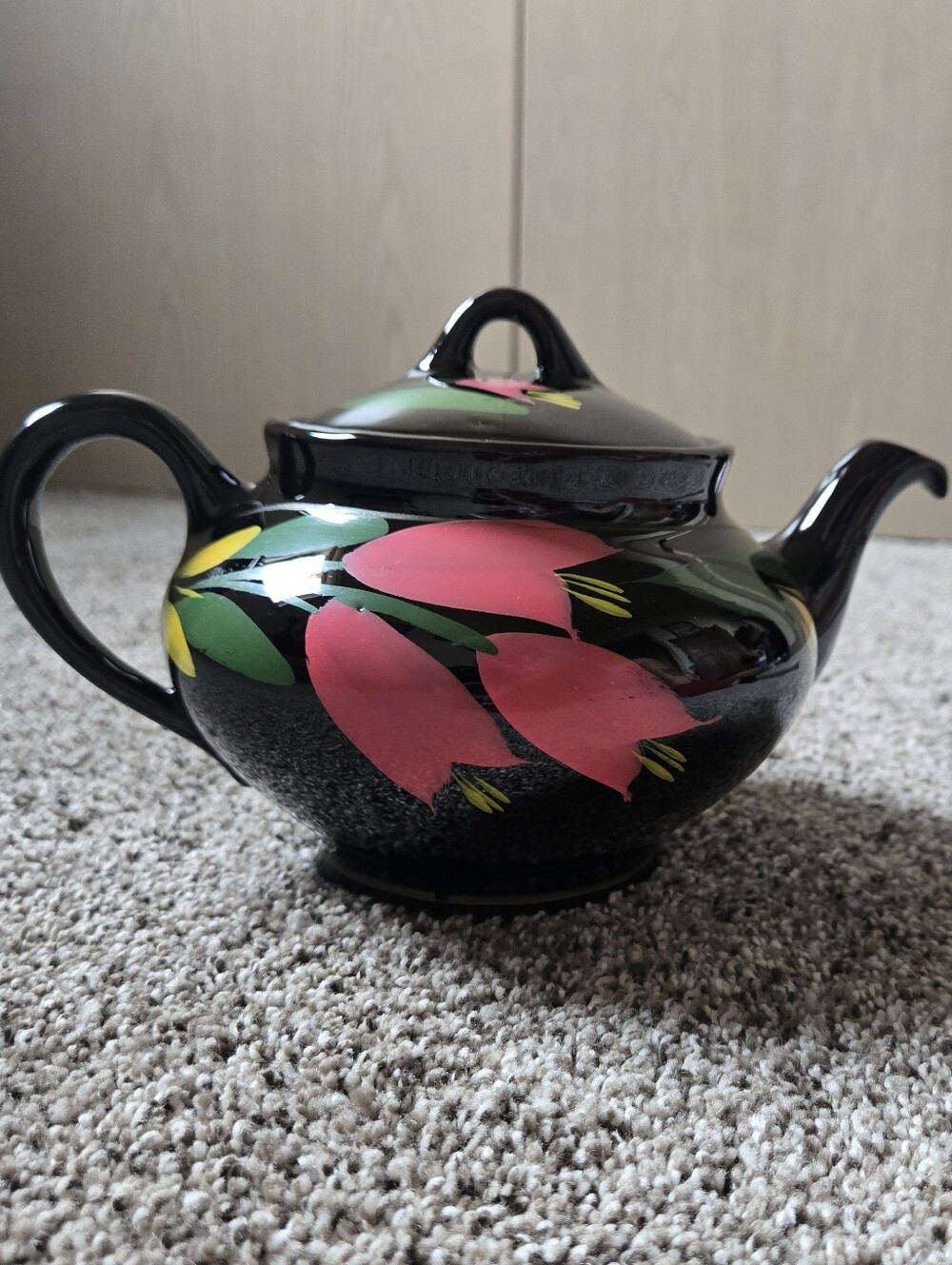 Royal Canadian Art Pottery Dripless Teapot